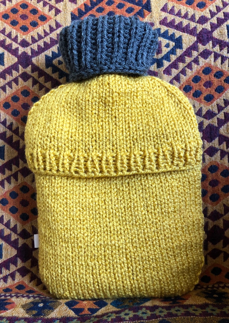 Elephant Hot Water Bottle Cover Knitting Pattern Etsy UK