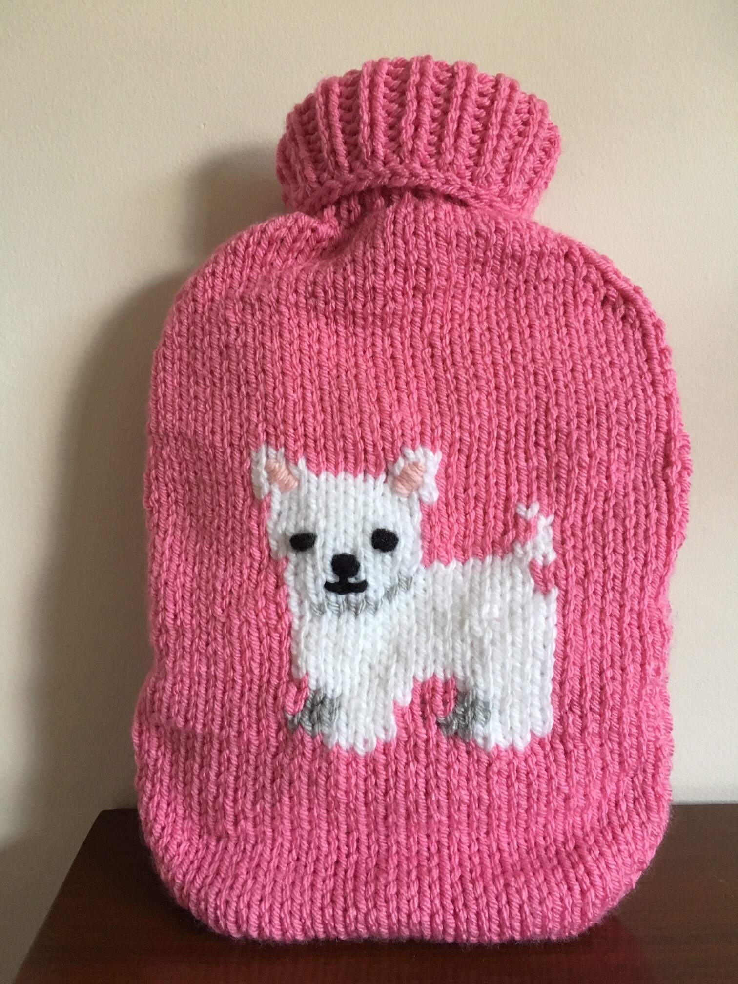 westie knitting pattern