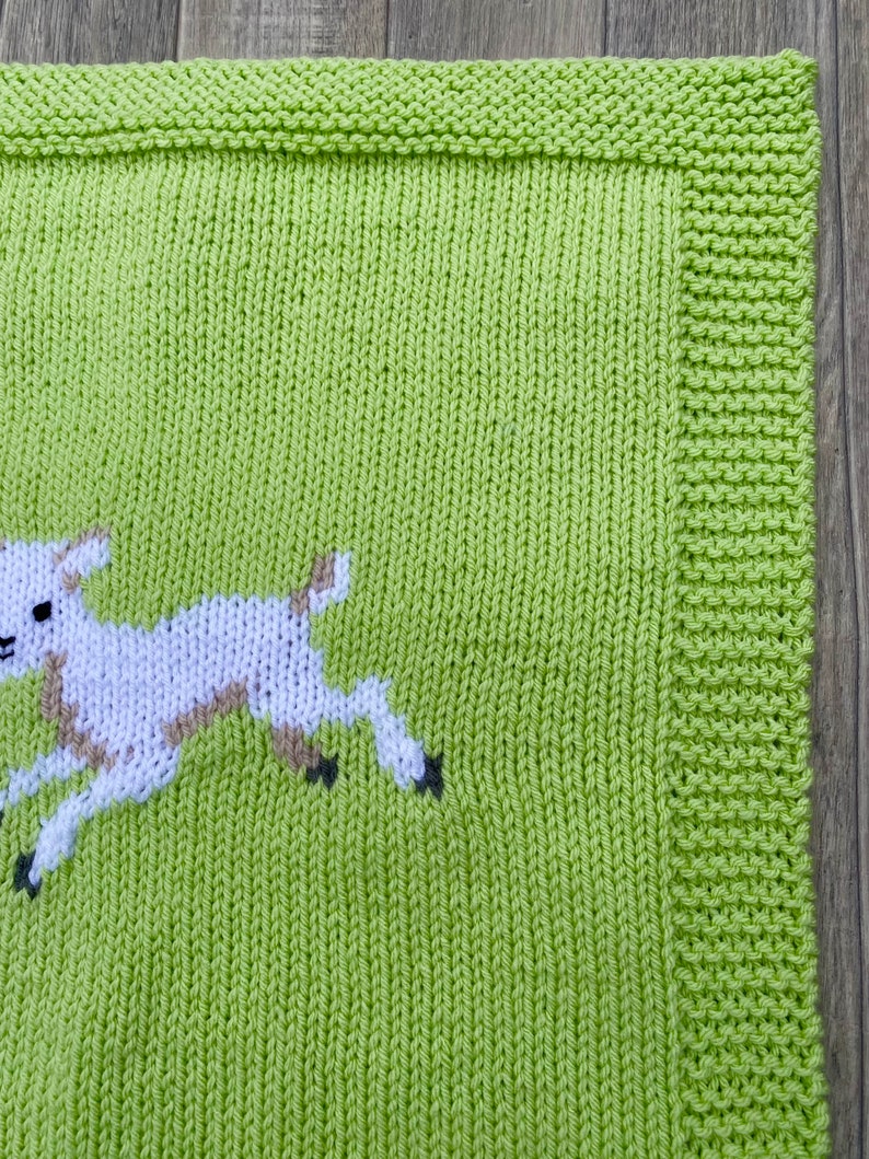Lamb Baby Blanket, Knitting Pattern Etsy UK