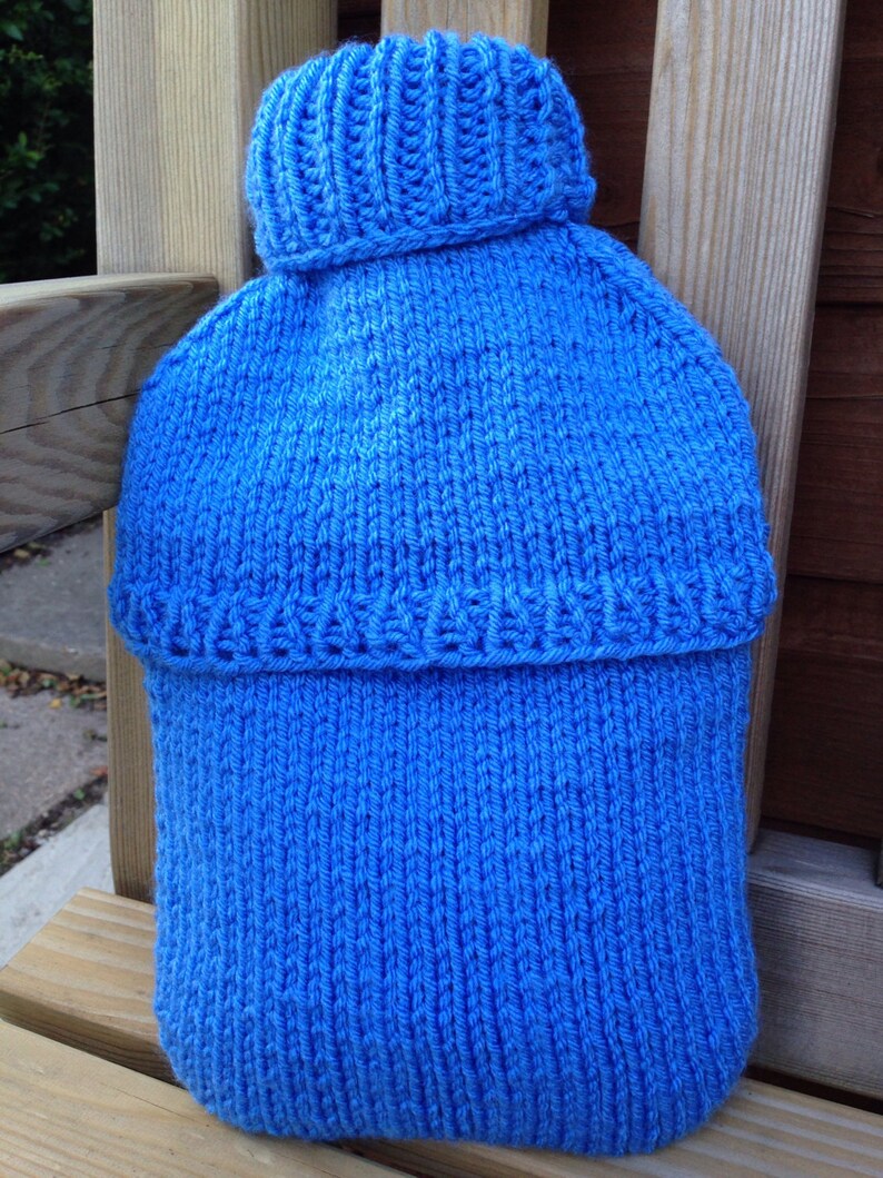 Hedgehog hot water bottle cover knitting pattern. Etsy