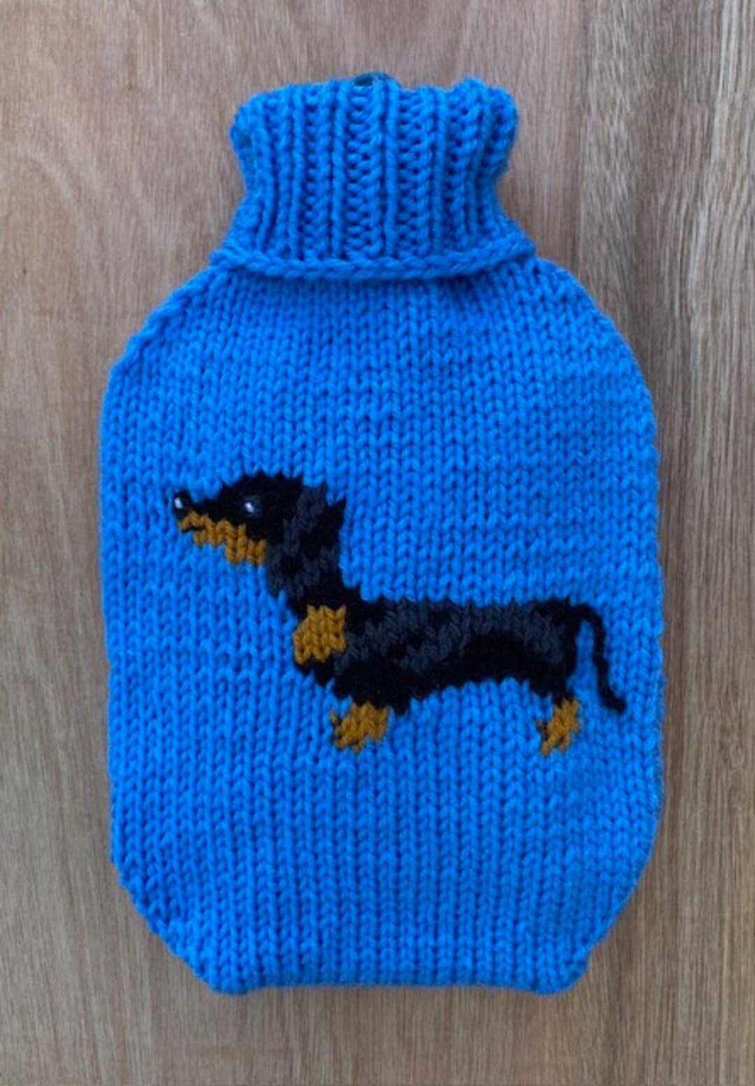 Dachshund Hot Water Bottle Cover, Knitting Pattern Etsy