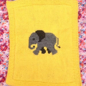 Elefant Babydecke, Strickmuster