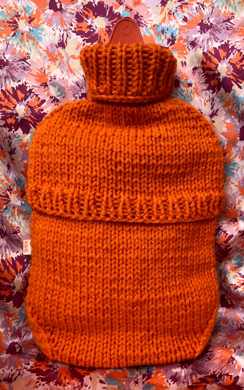 Hedgehog Hot Water Bottle Cover Knitting Pattern Etsy