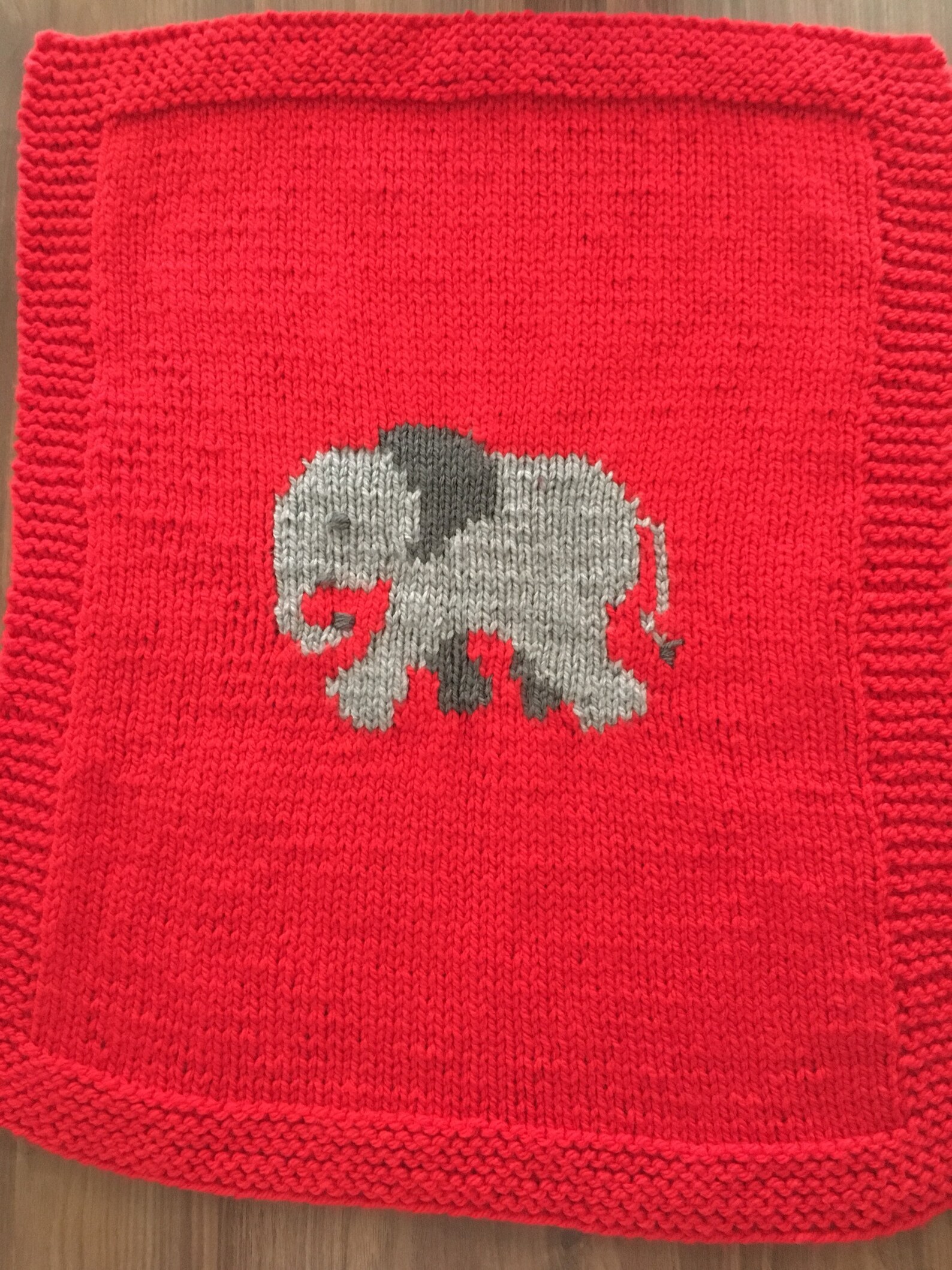 Elephant Baby Blanket Knitting Pattern Etsy Australia