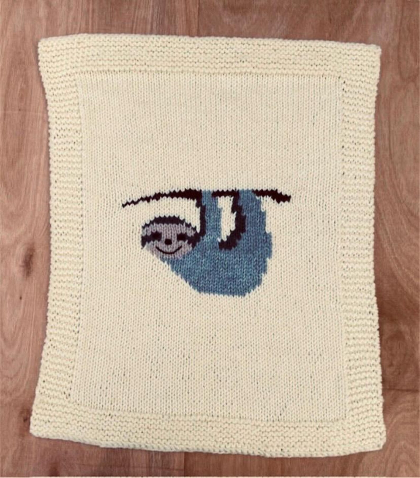 Sloth Baby Blanket, Knitting Pattern - Etsy