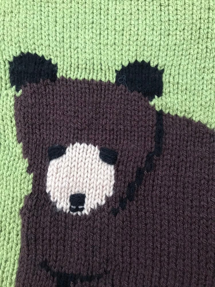 Bear Baby Blanket, Knitting Pattern Etsy