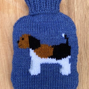 Beagle hoes warmwaterkruik, breipatroon