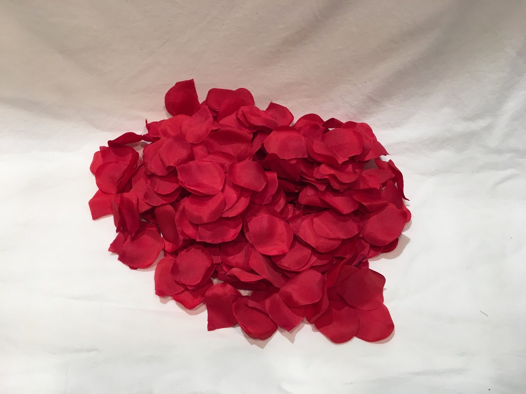Rose Petals Romantic Evening Fake Rose Petals Rose Petals Etsy