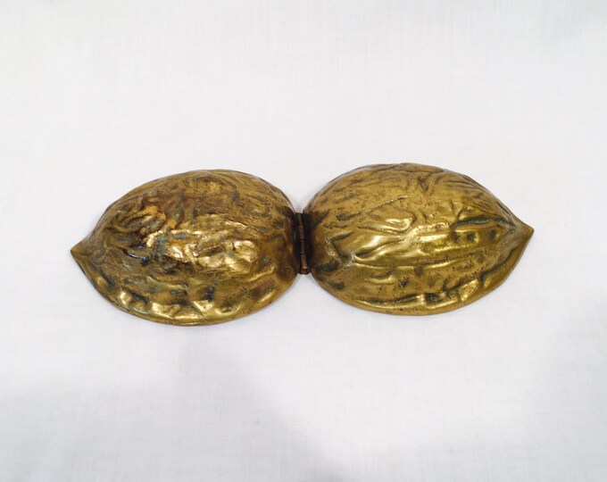 Brass Nutcracker Brass Walnut Nutcracker Brass Walnut Box Etsy