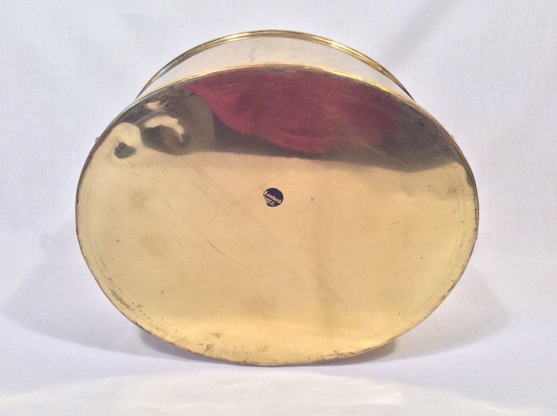 Brass Metal Bowl Brass Handles Rustic Kitchen Decor Etsy