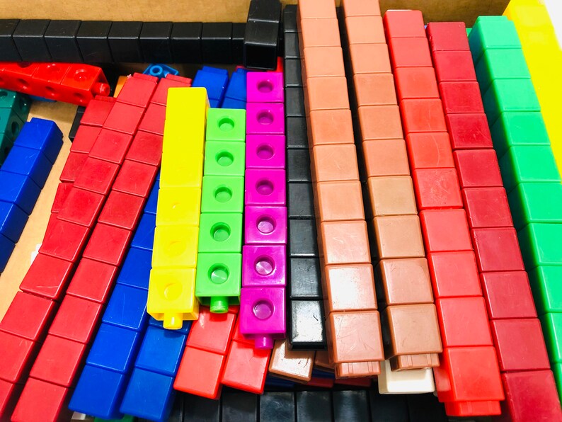 Snap Cubes Linking Cubes Math Link Cubes Math Resources Etsy