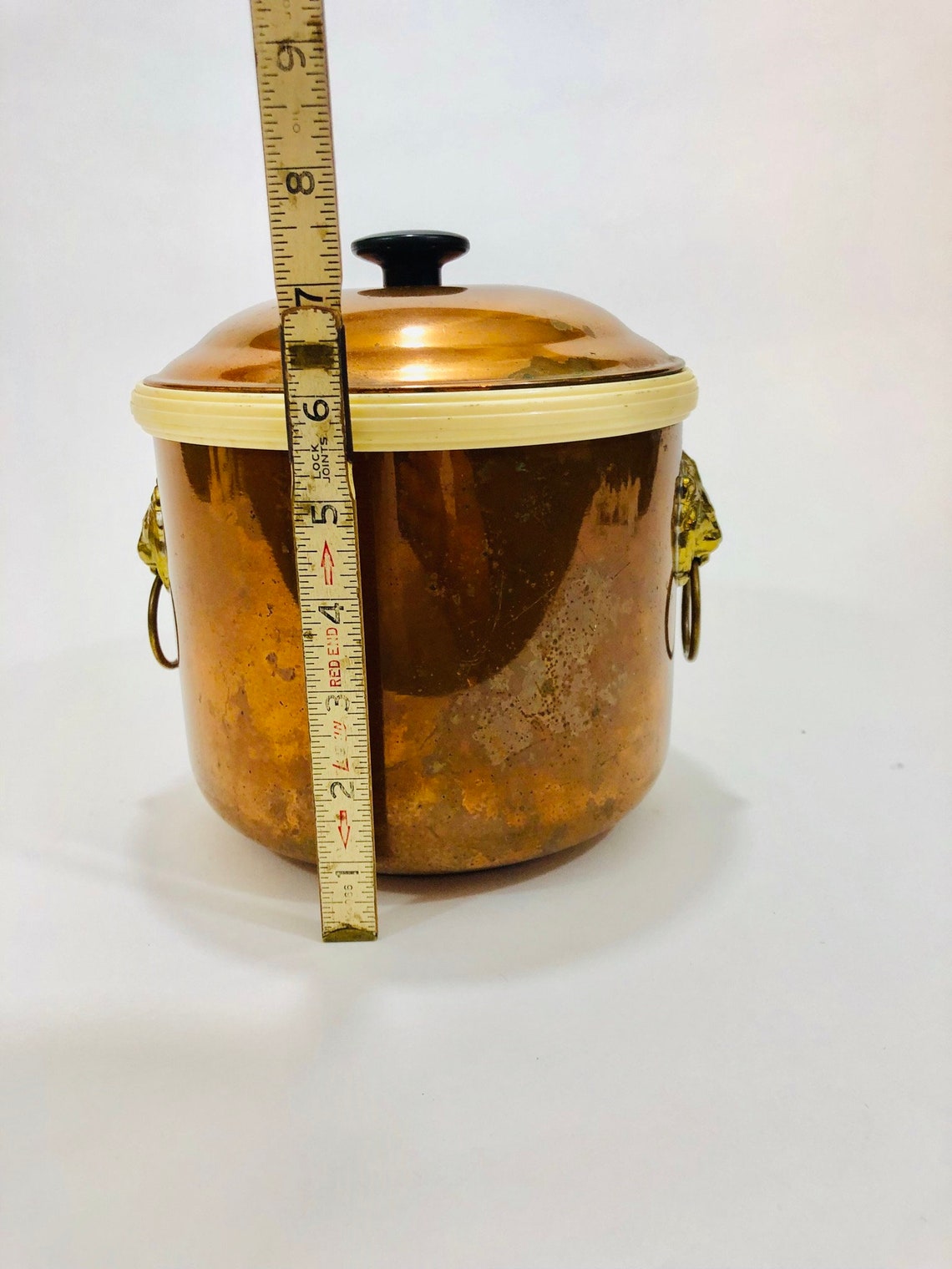 Vintage Copper Ice Bucket Ice Bucket Bombay Company Vintage Etsy