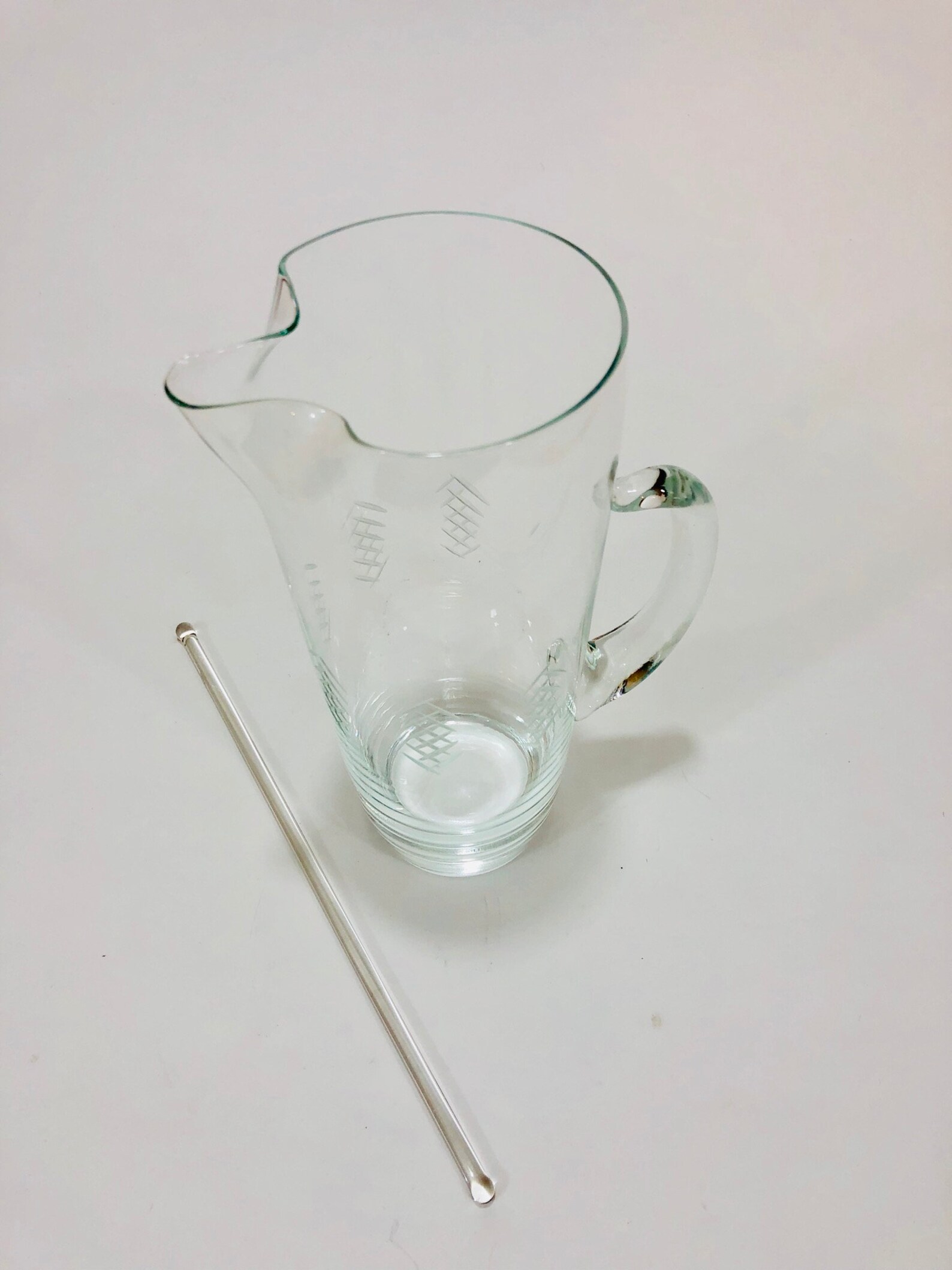 Glass Mixer with Stir Stick Swizzle stick Cocktail Mixer Etsy