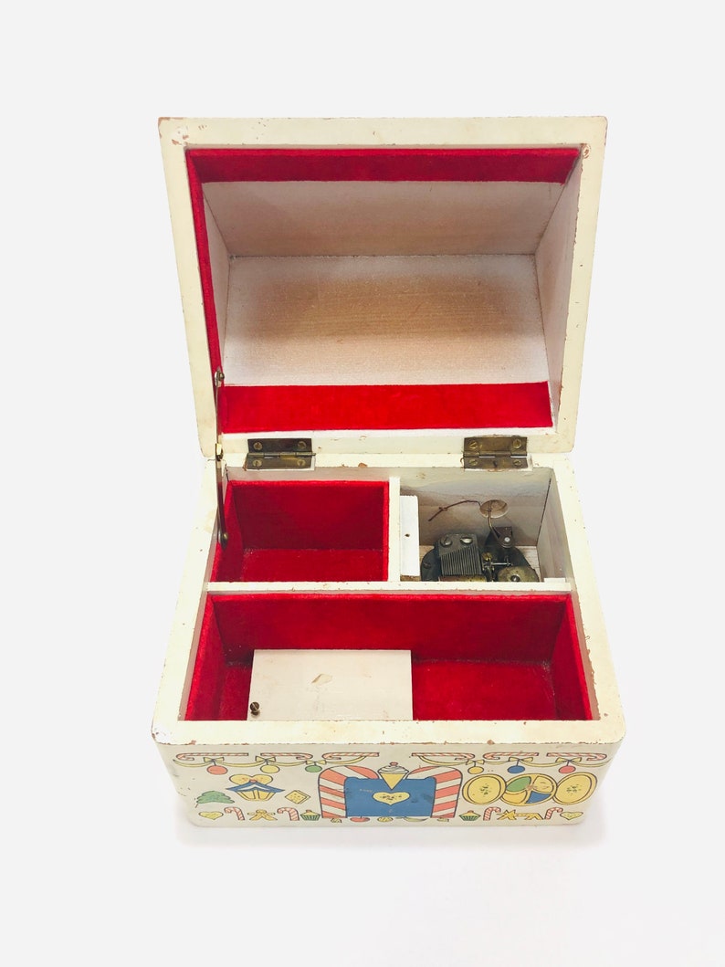 Vintage Music Box Childs Music Box Earl Bernard Wind up Etsy