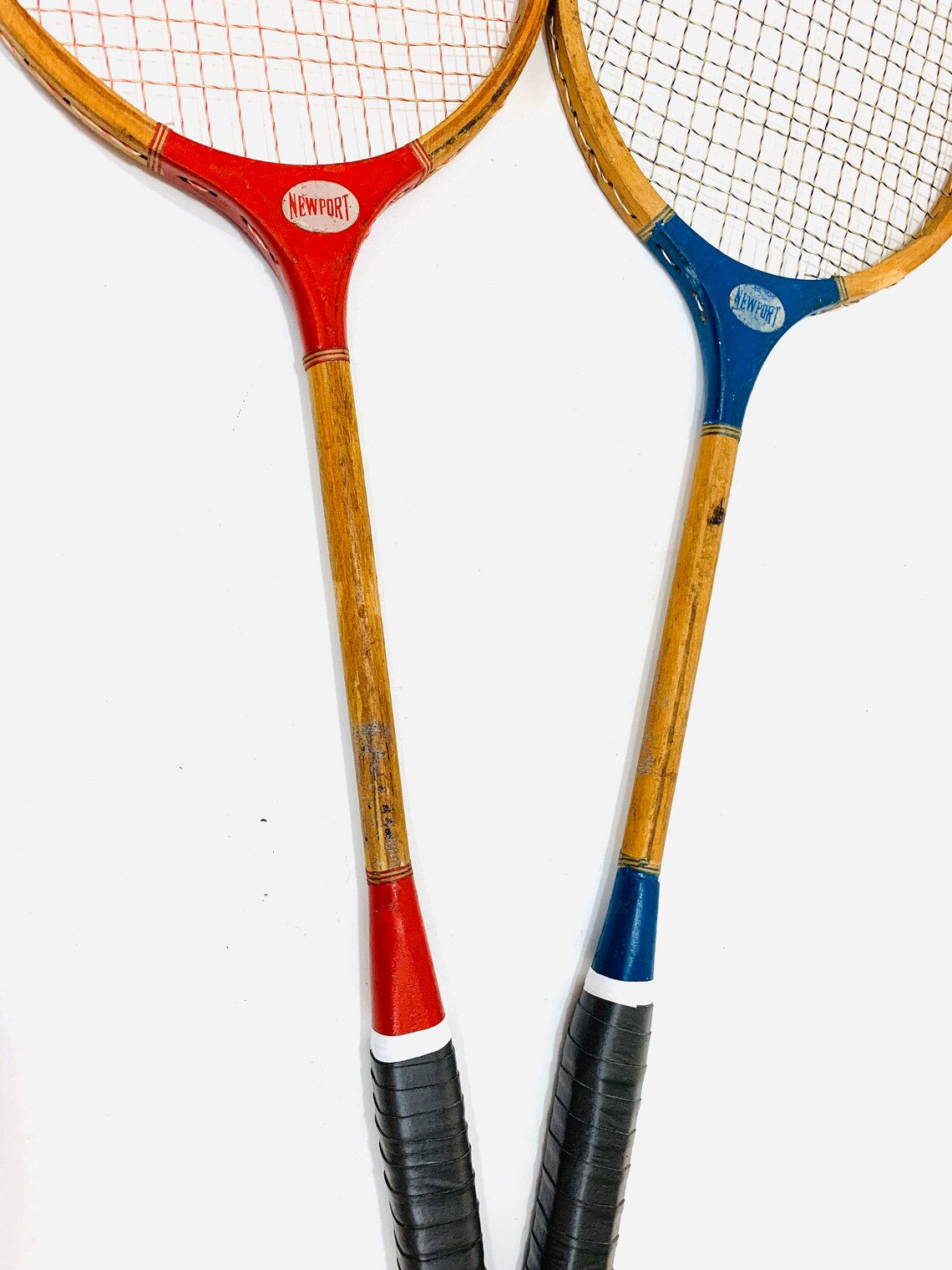Badminton rackets Wood badminton Wood rackets Vintage Etsy