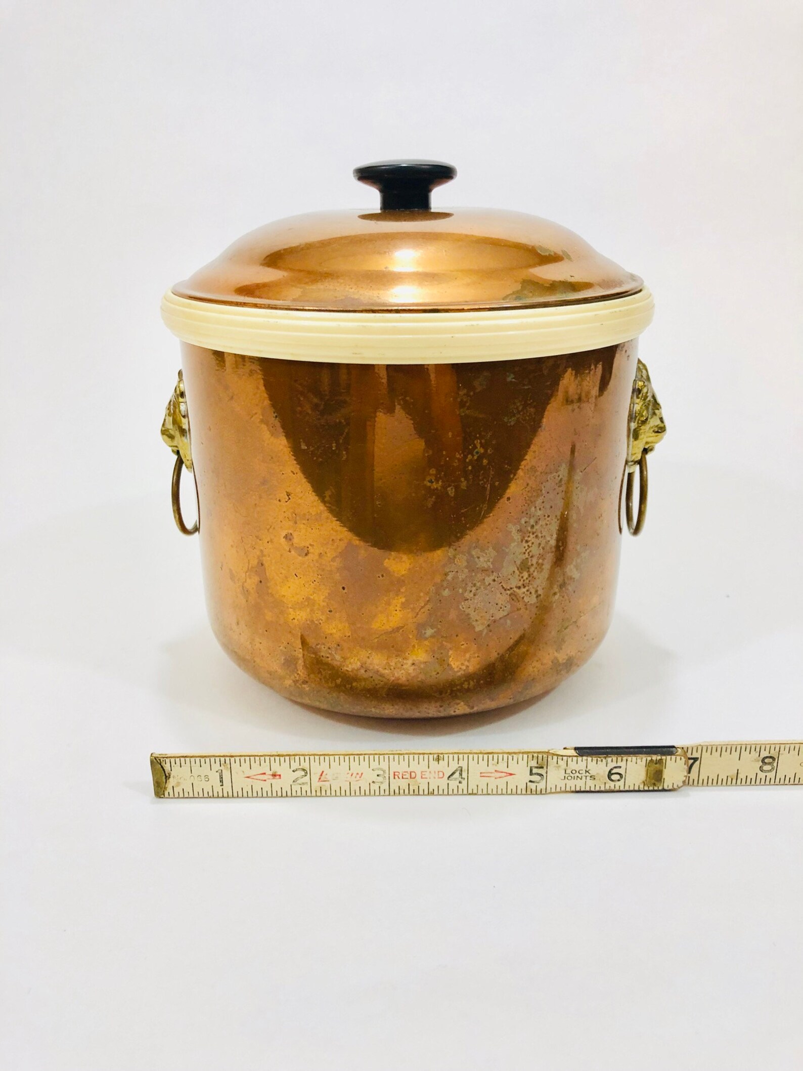 Vintage Copper Ice Bucket Ice Bucket Bombay Company Vintage Etsy