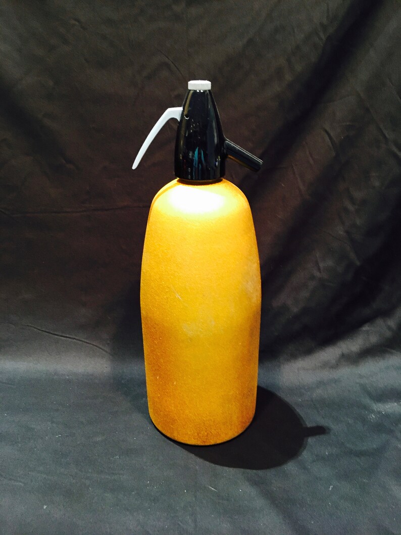 Gold Seltzer Bottle Vintage Seltzer Bottle Kidde Soda King Etsy