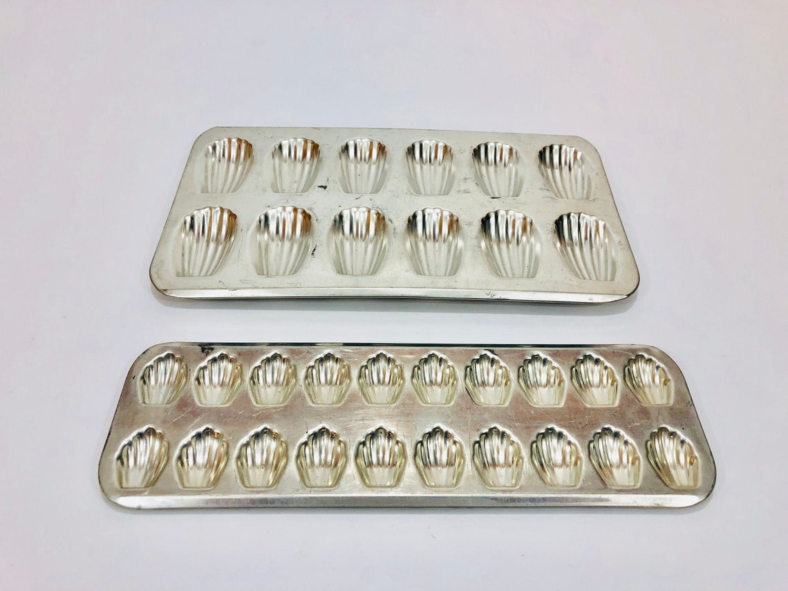 Vintage Madeleine Molds Small Madeleine Molds Large Etsy