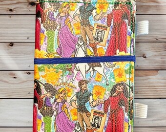 Repunzel mini notebook and cover and pen holder