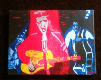 Elvis Portrait by French Quarter artist Ginger