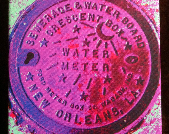 New Orleans Water Meter Painting by French Quarter Artist Etsy