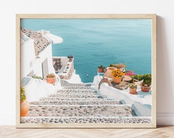 Greece Photo Print Beach Greece wall art, digital wall art, digital fine art, art photography, greece lover gift, doorway