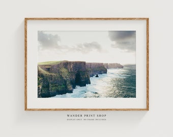 Cliffs of Moher Sunset Photograph: Ireland Landscape Wall Art