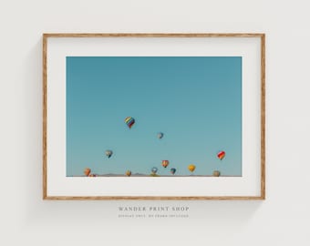 Large Wall Art Prints Colorful Wall Art Hot Air Balloon Decor Hot Air Balloon Print Hot Air Balloon Wall Decor Hot Air Balloon Gifts