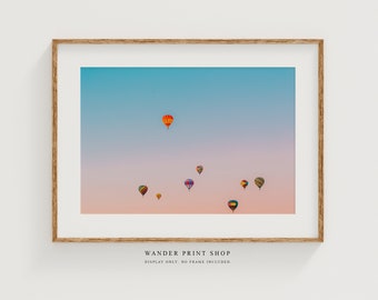 Large Wall Art Prints Colorful Wall Art Hot Air Balloon Decor Hot Air Balloon Print Hot Air Balloon Wall Decor Hot Air Balloon Gifts