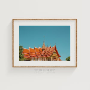 Wat Chalong Temple Print: Phuket, Thailand Photography