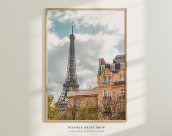 Eiffel Tower Photography Print: Paris Avenue de Camoens Wall Art
