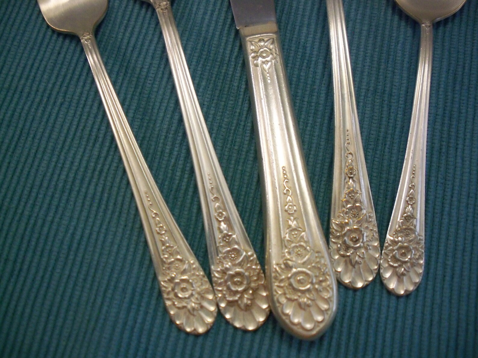 Jubilee Silverware Flatware Silverware Silver Plate Forks Spoons Knives