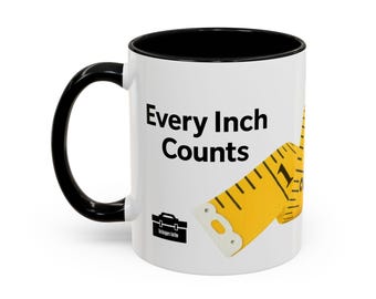 Modieuze mok met meetlint: designkoffiekop in 8 kleuren