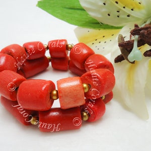 African Coral Bead Bracelet, Nigerian Coral Beads Bracelet, African Beads Bracelet, African Wedding Beads Beacelet
