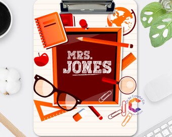 Personalized Teacher Clipboard: Custom Teacher Appreciation Gift