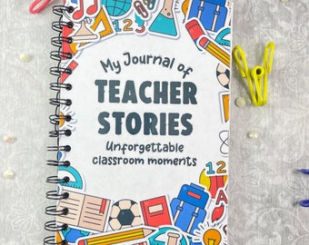 Teacher Memory Book & Keepsake Journal, Teacher Appreciation Gift, Thank You Gift for Teacher, End of Year Teacher Gift, Journal for Teacher