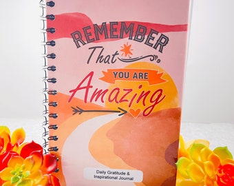 Self Care and Gratitude Journal, You Are Amazing Self Care and Positivity Journal, Manifestation & Reflection Journal, Anxiety Journal