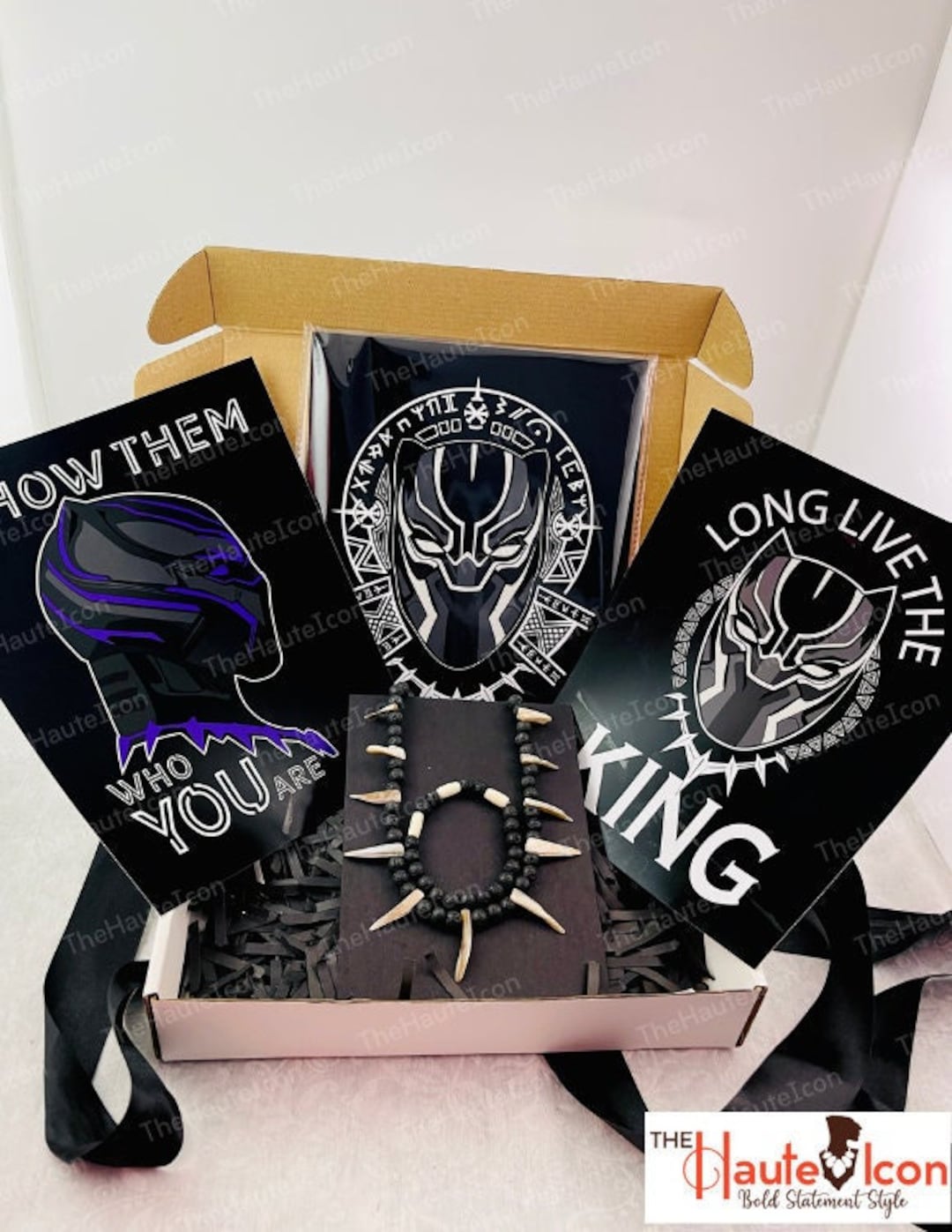 Black Panther Gift Box Personalized Wakanda Forever Gift Box Etsy