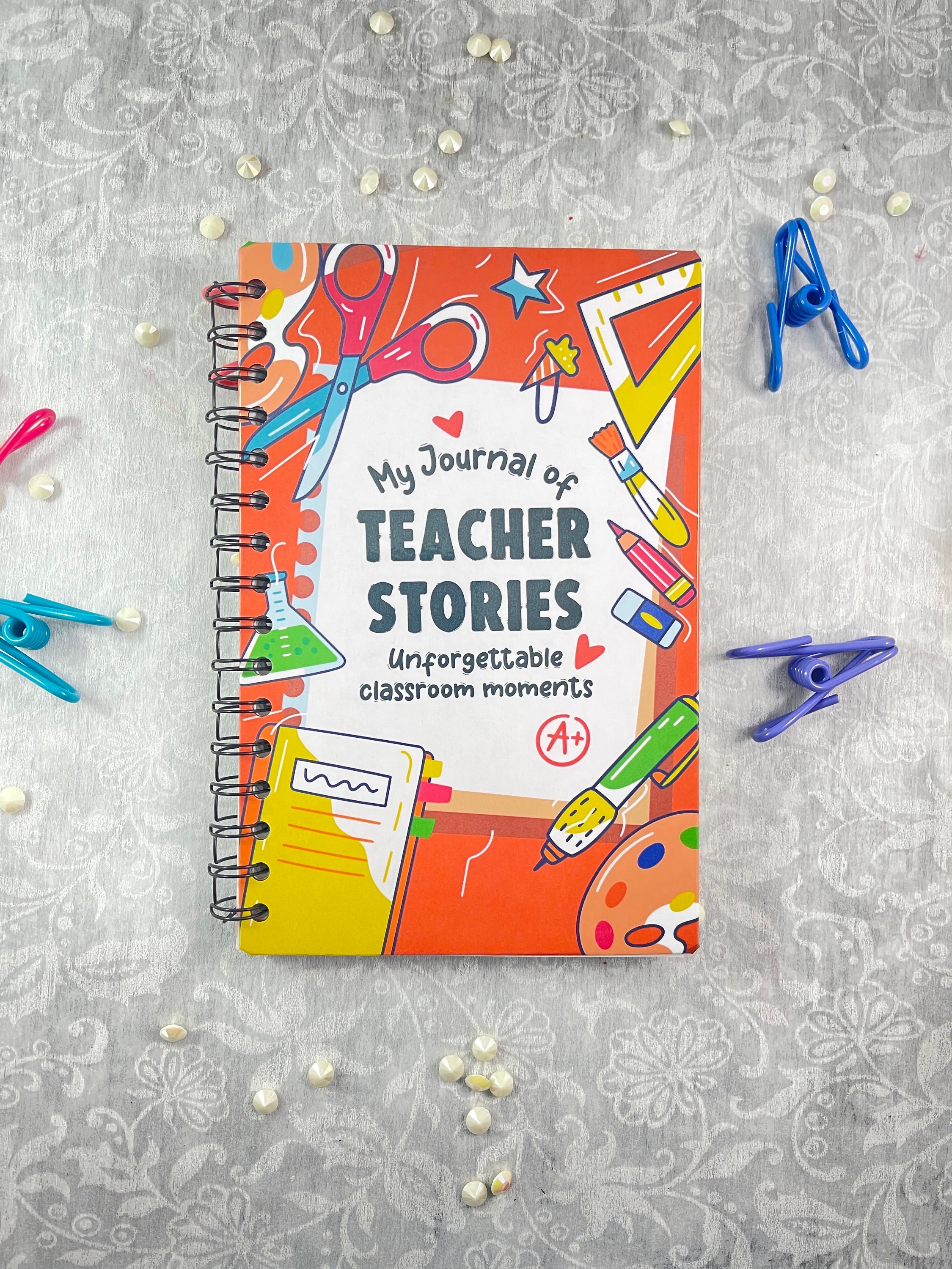 Teacher Appreciation Gift, Teacher Memory Journal, Thank You Gift for ...