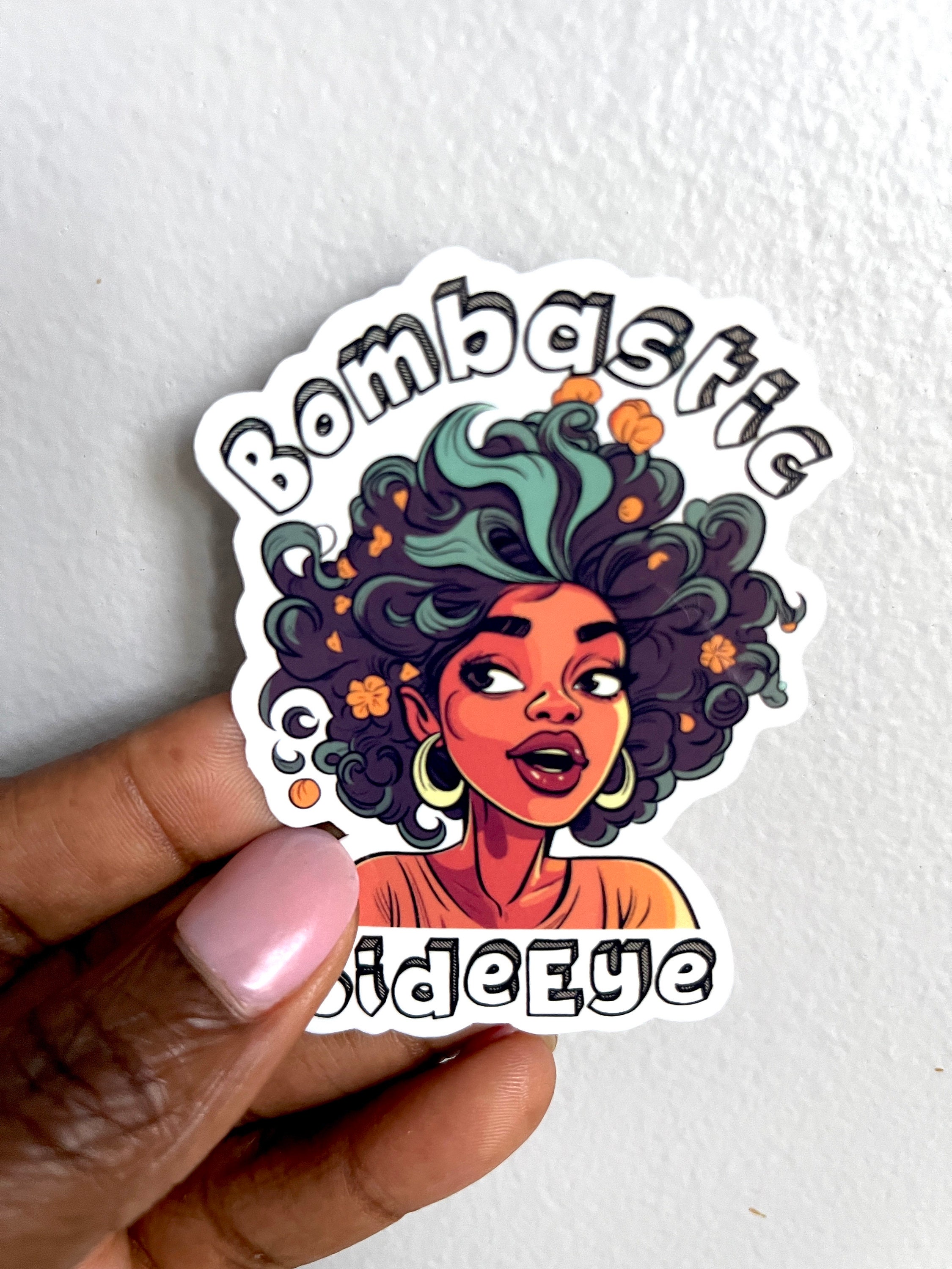 Meme Sticker, Bombastic Side Eye Meme Sticker | Melanin Sticker ...