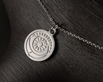 Evil Eye pendant on sterling silver chain, layering necklaces, dainty jewelry, charm necklace