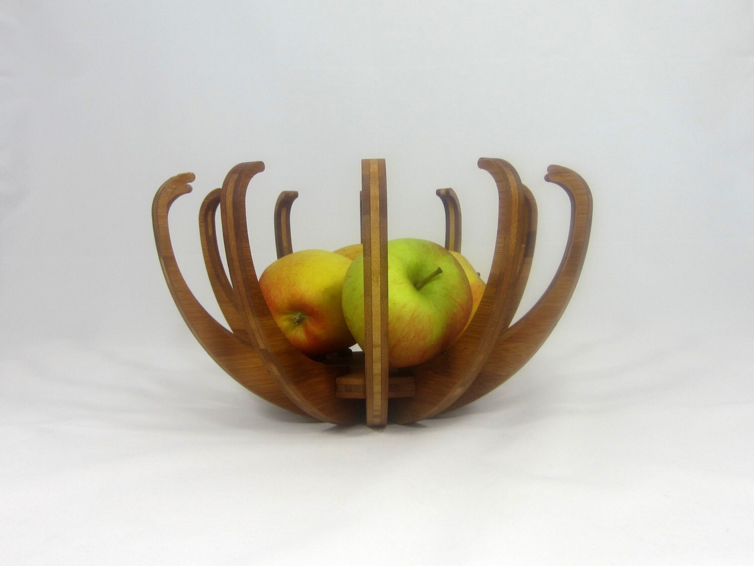 Blossom Fruit Bowl in Ecofriendly Bamboo Fruit Bowl Fruit Etsy