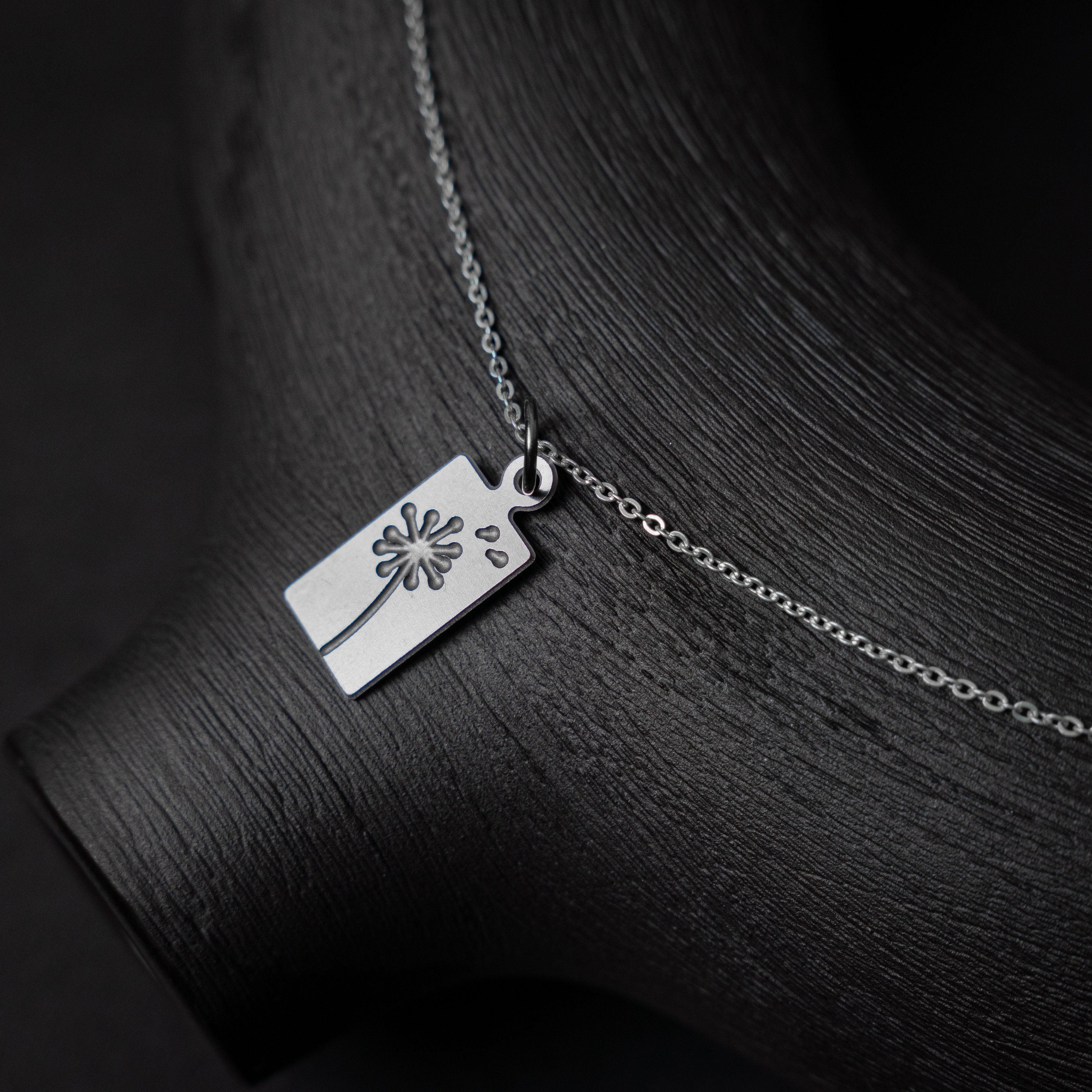 YFN Collana Dente Di Leone In Argento 925 Con Tormalina Nera – Gioiello Energetico E Significativo - 6