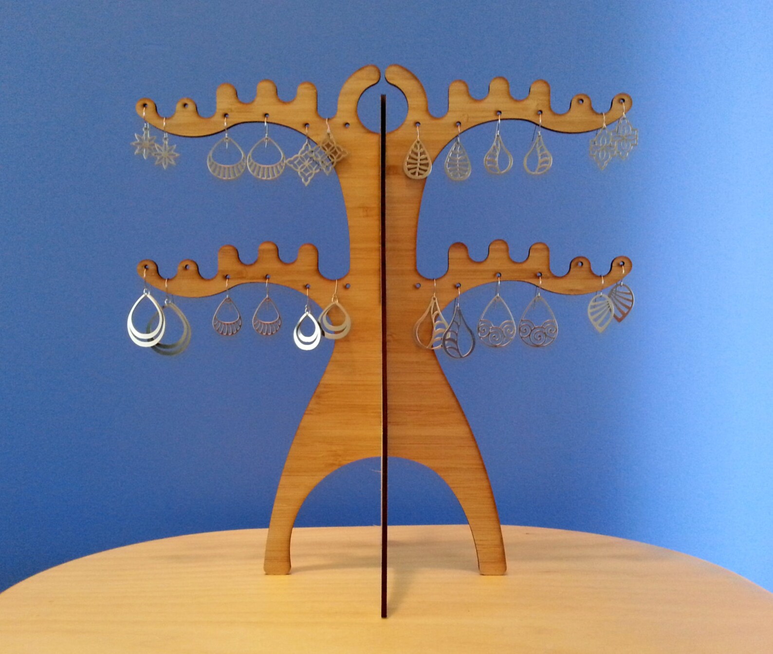 Double Stag Jewelry Stand, Earring Tree, Necklace Tree, Jewelry Tree