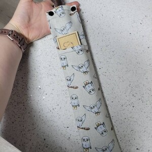 Custom Handmade Wand Pouch with Belt Hook & Second Pocket Bild 6