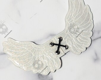 angelページ ギャザーフリルパールビジューワンショルダータイトロングドレス