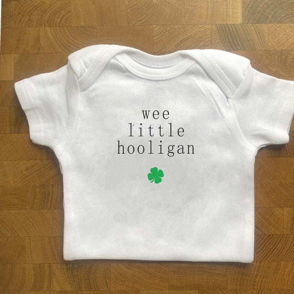 Kid's St. Patrick's Day Shirt or Sweatshirt- Wee Little Hooligan