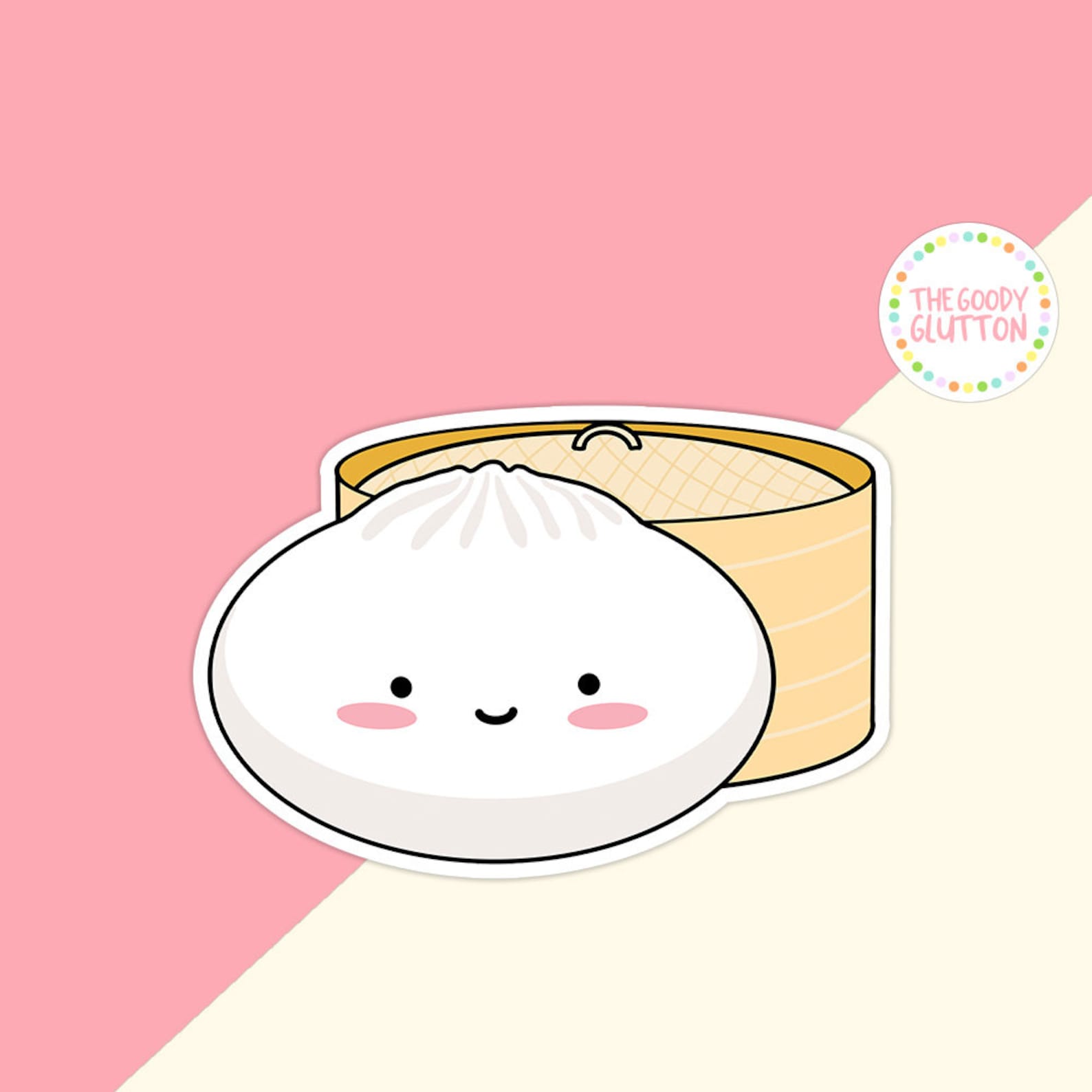 Cute Kawaii Bao Sticker Pinoy Siopao Filipino Snack Food Etsy