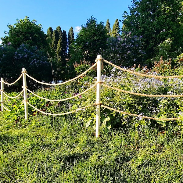 Rope Fence Etsy