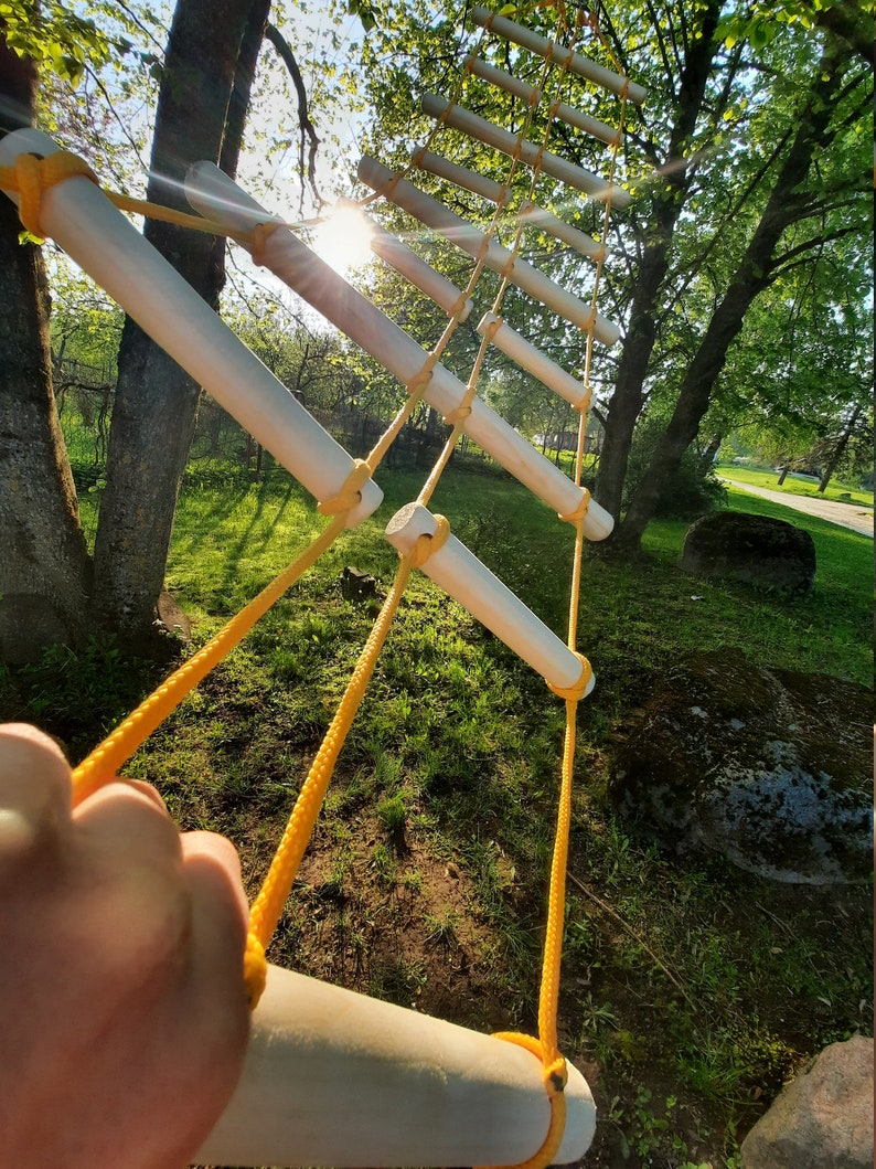 Unique Rope Ladder for Kids and Adults, Interspersed Larger and Smaller ...